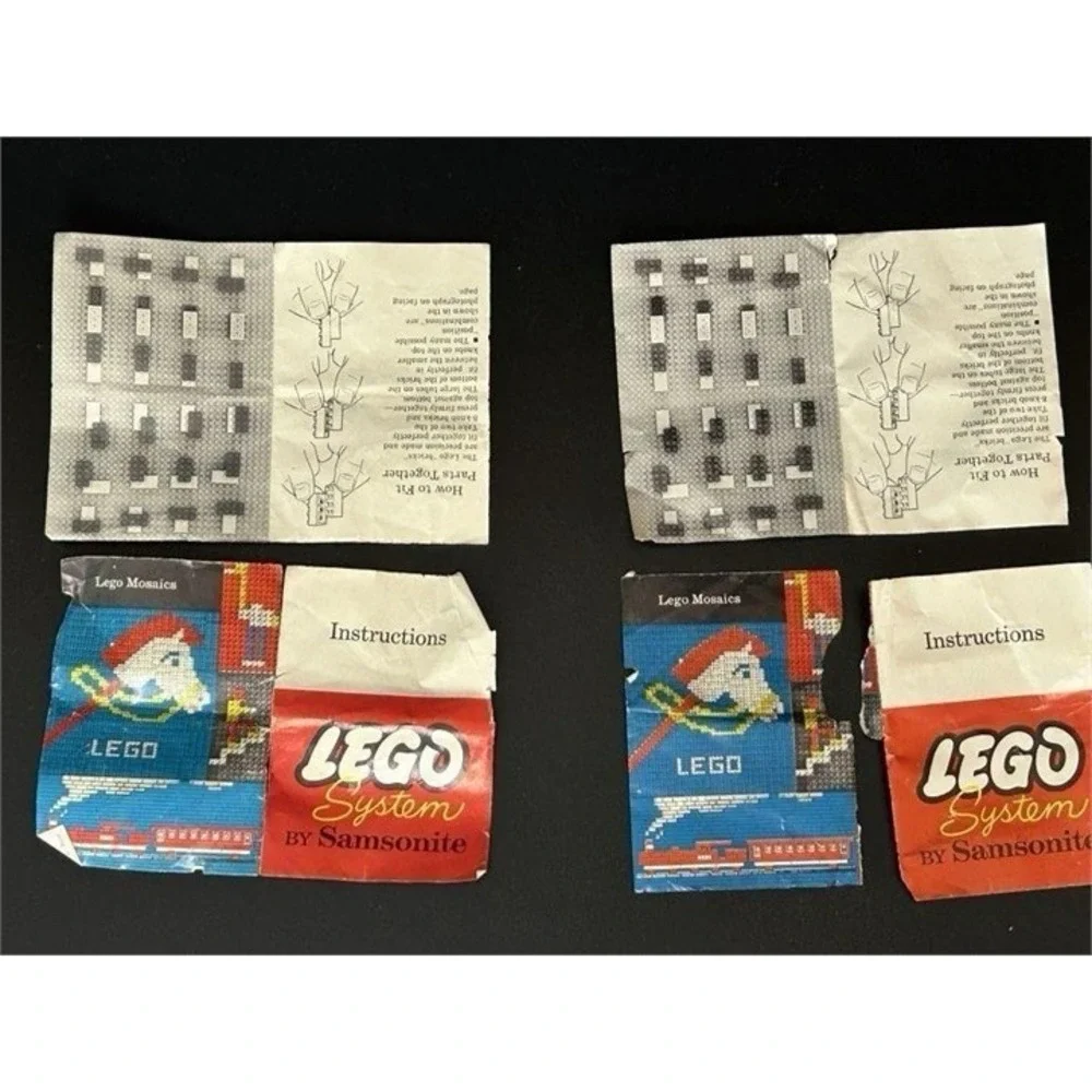 Vintage 1960's  Legos Toy BY Samsonite